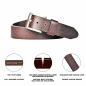 Preview: UMTI® Gürtel Herren Ledergürtel aus Büffelleder für Männer 25- (23A) Jeans Echtleder 35mm breit kürzbar Neu